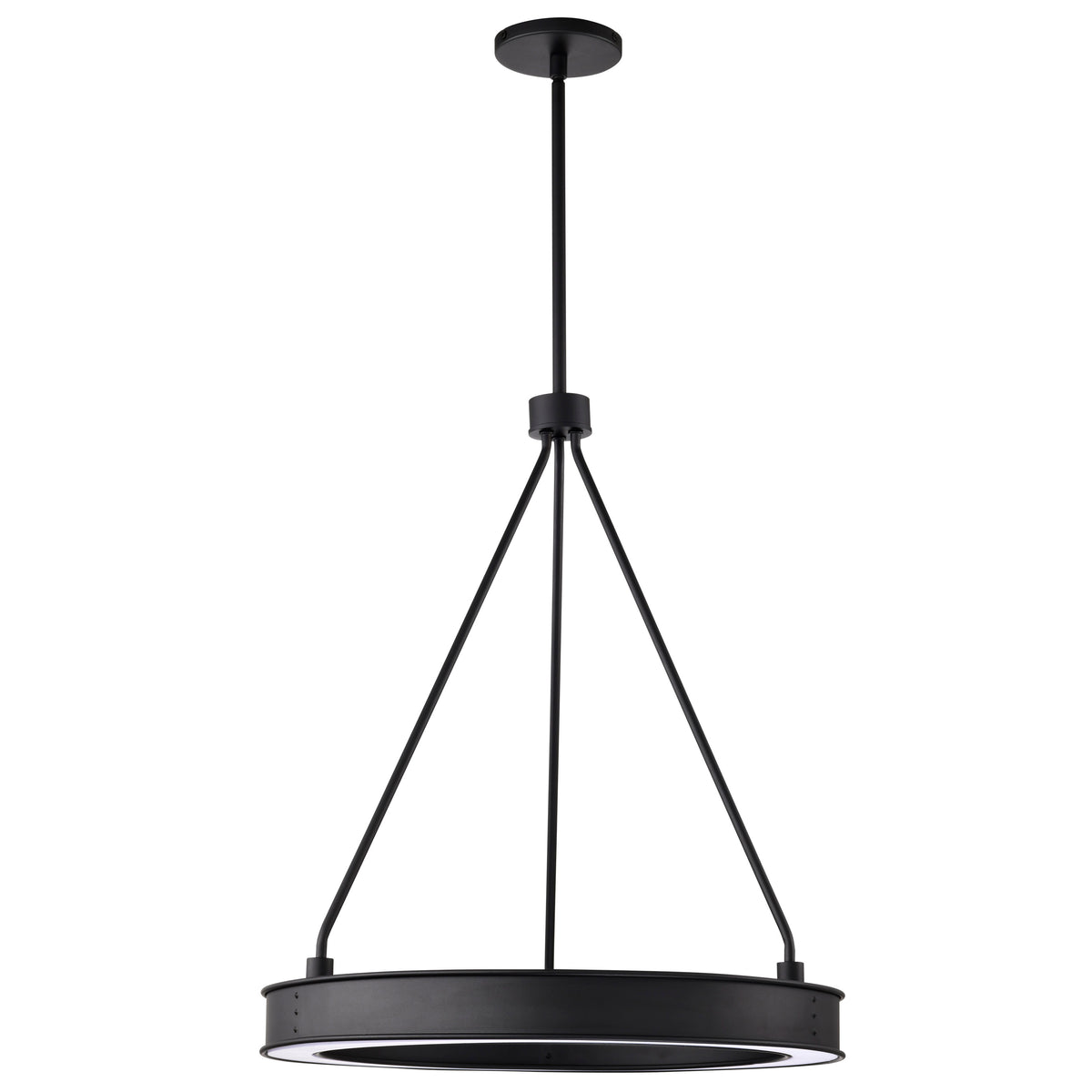 Longford - 20 Inch LED Pendant - Textured Black - Acrylic Lens