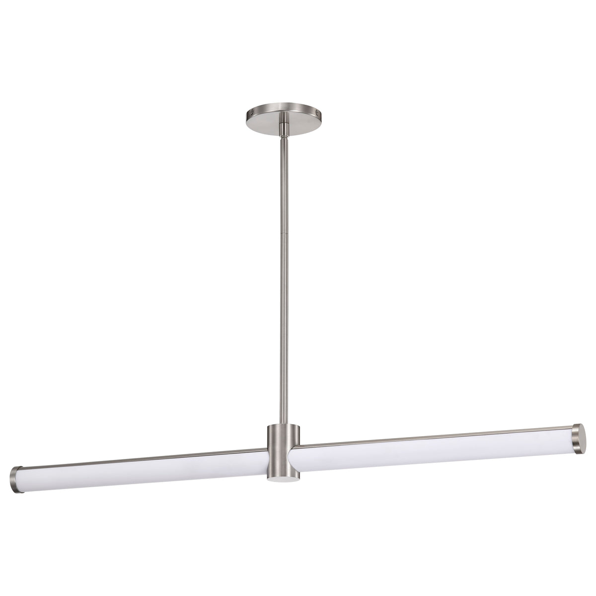 Bowman - 36 Inch LED Island Pendant - Brushed Nickel - Acrylic Lens
