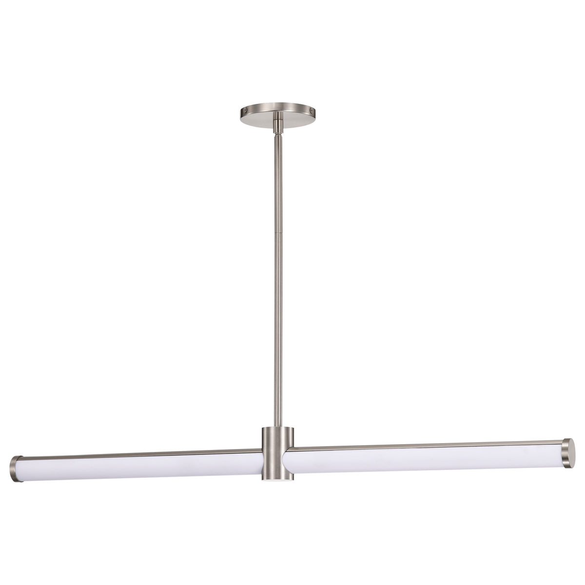 Bowman - 36 Inch LED Island Pendant - Brushed Nickel - Acrylic Lens