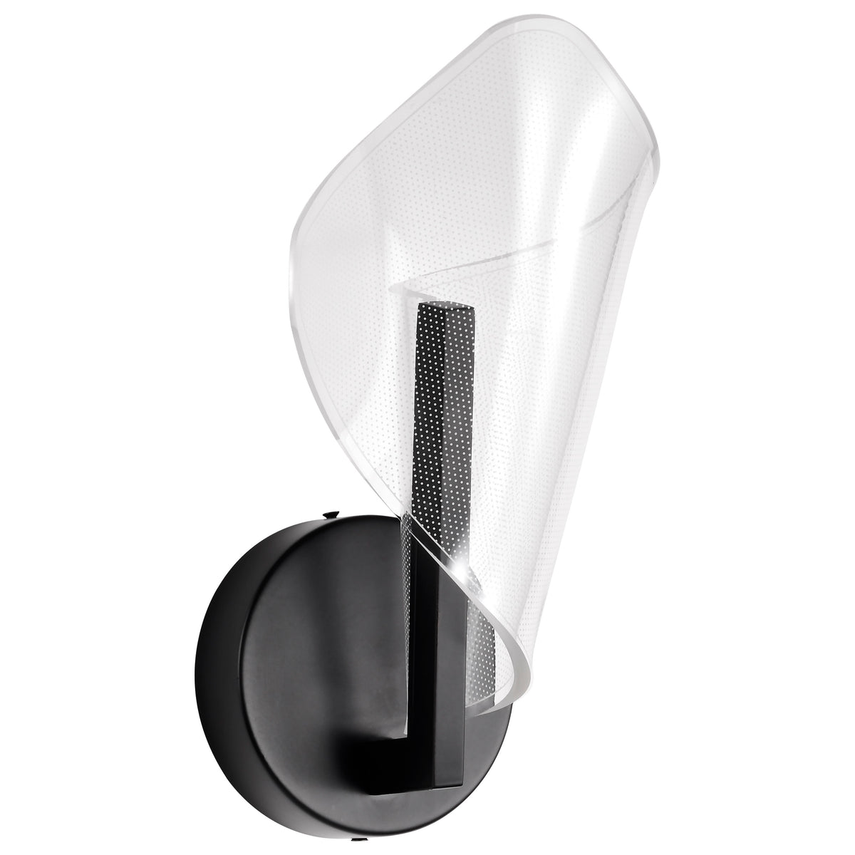 Sedona - 13 Inch LED Sconce - Matte Black - Silk Screened Acrylic Lens product image