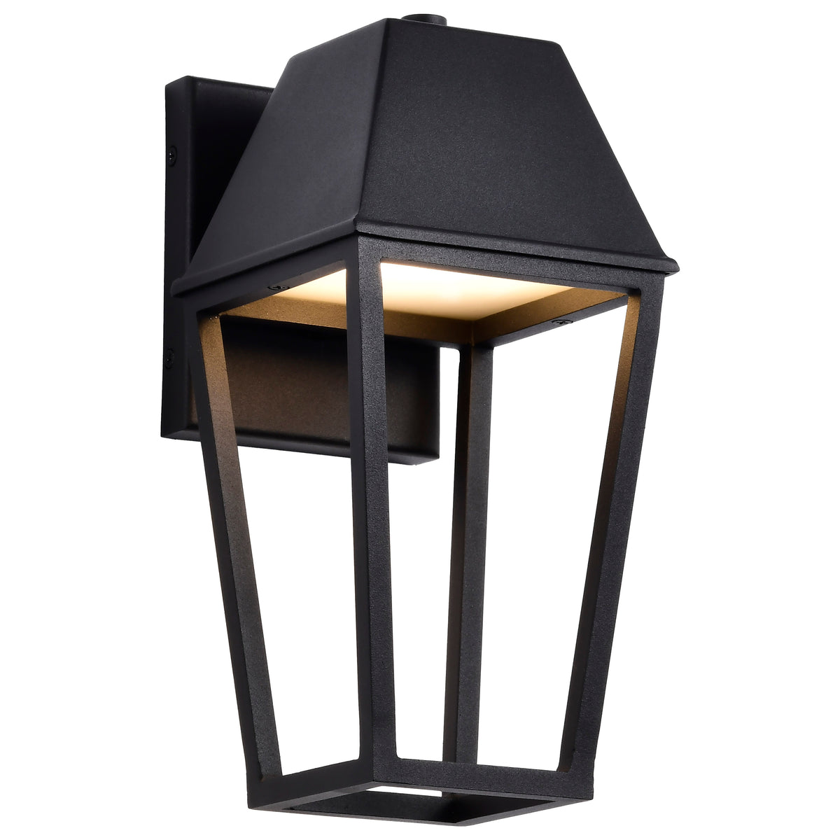 Colt - 10 Watt - LED Small Outdoor Lantern - Matte Black Finish