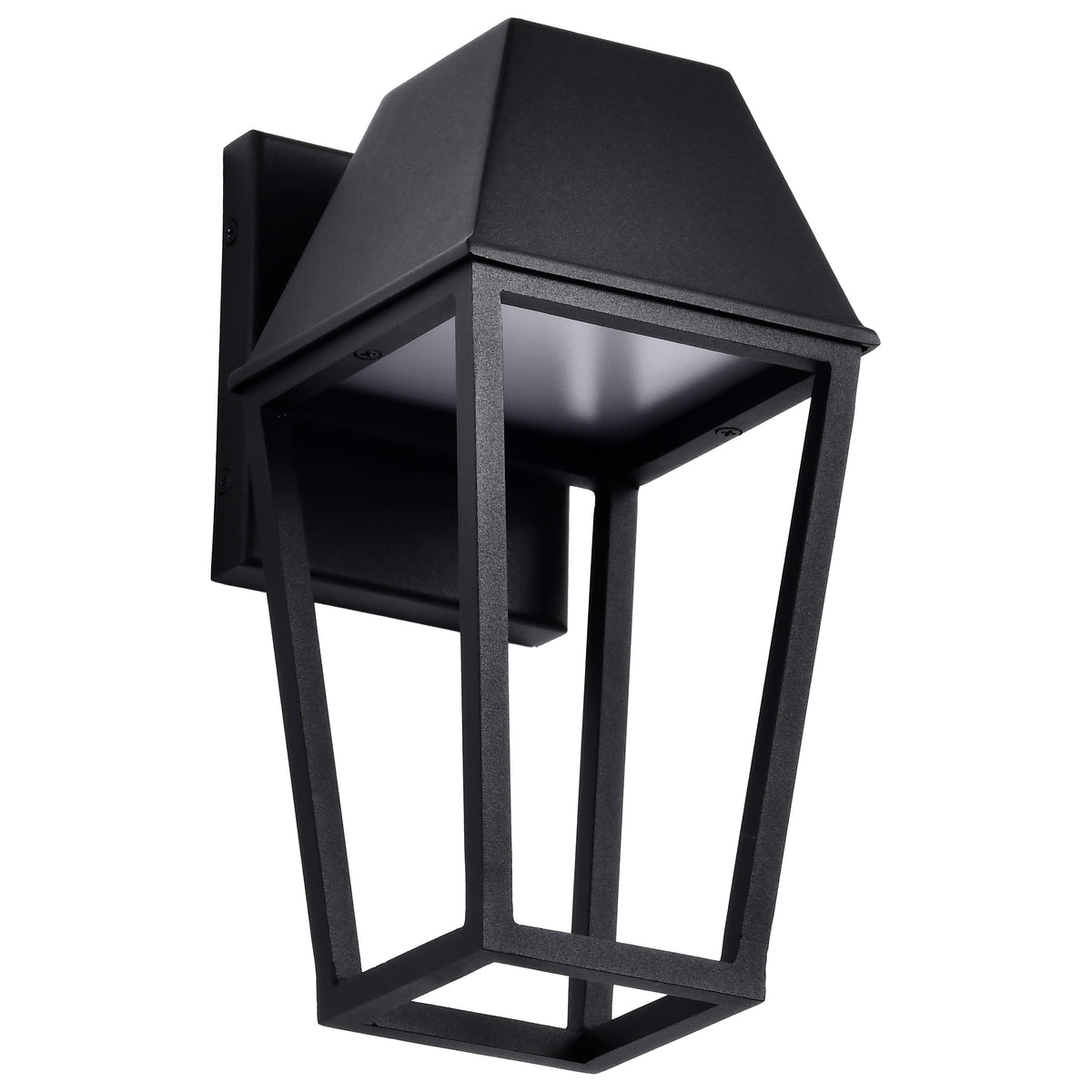 Colt - 10 Watt - LED Small Outdoor Lantern - Matte Black Finish