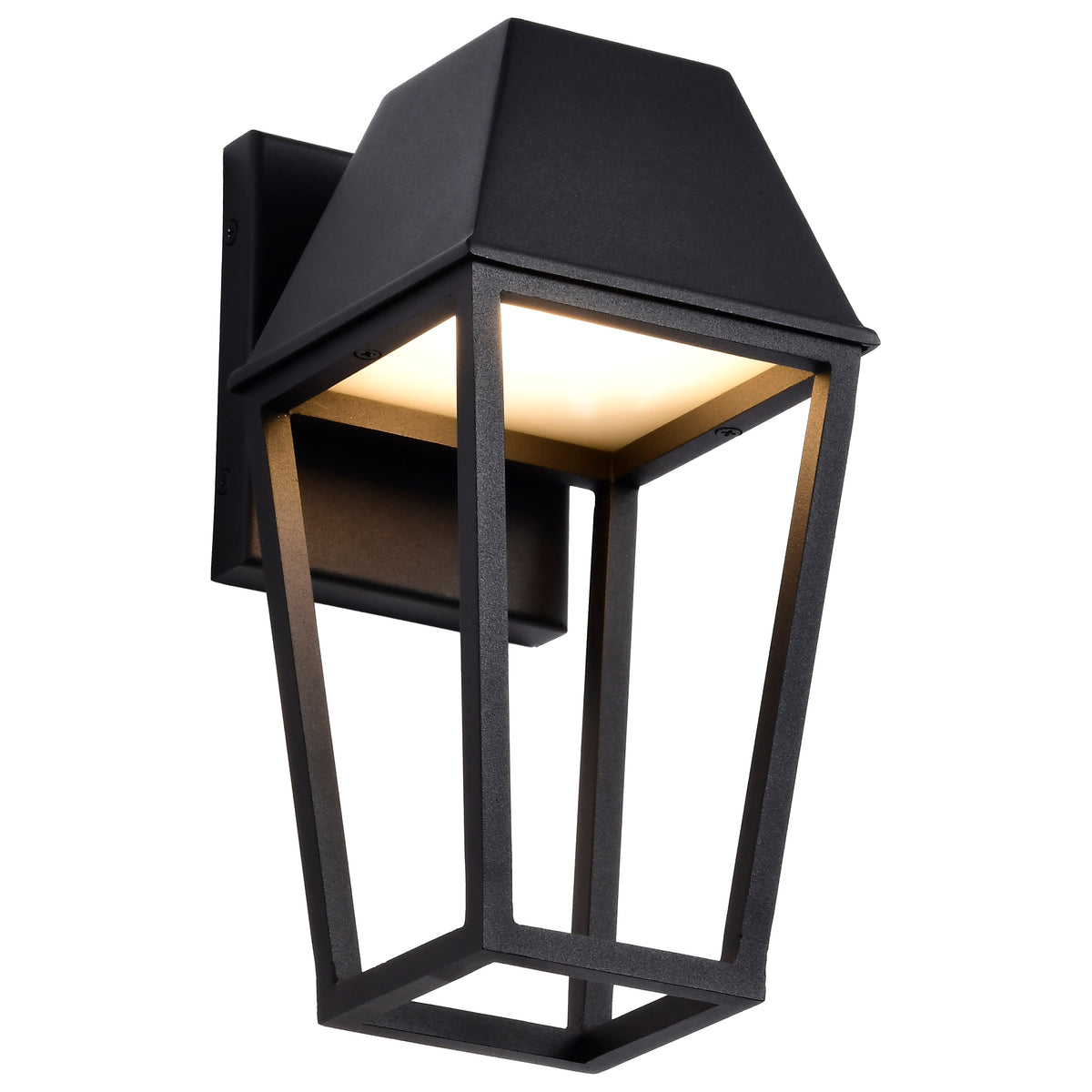 Colt - 10 Watt - LED Small Outdoor Lantern - Matte Black Finish