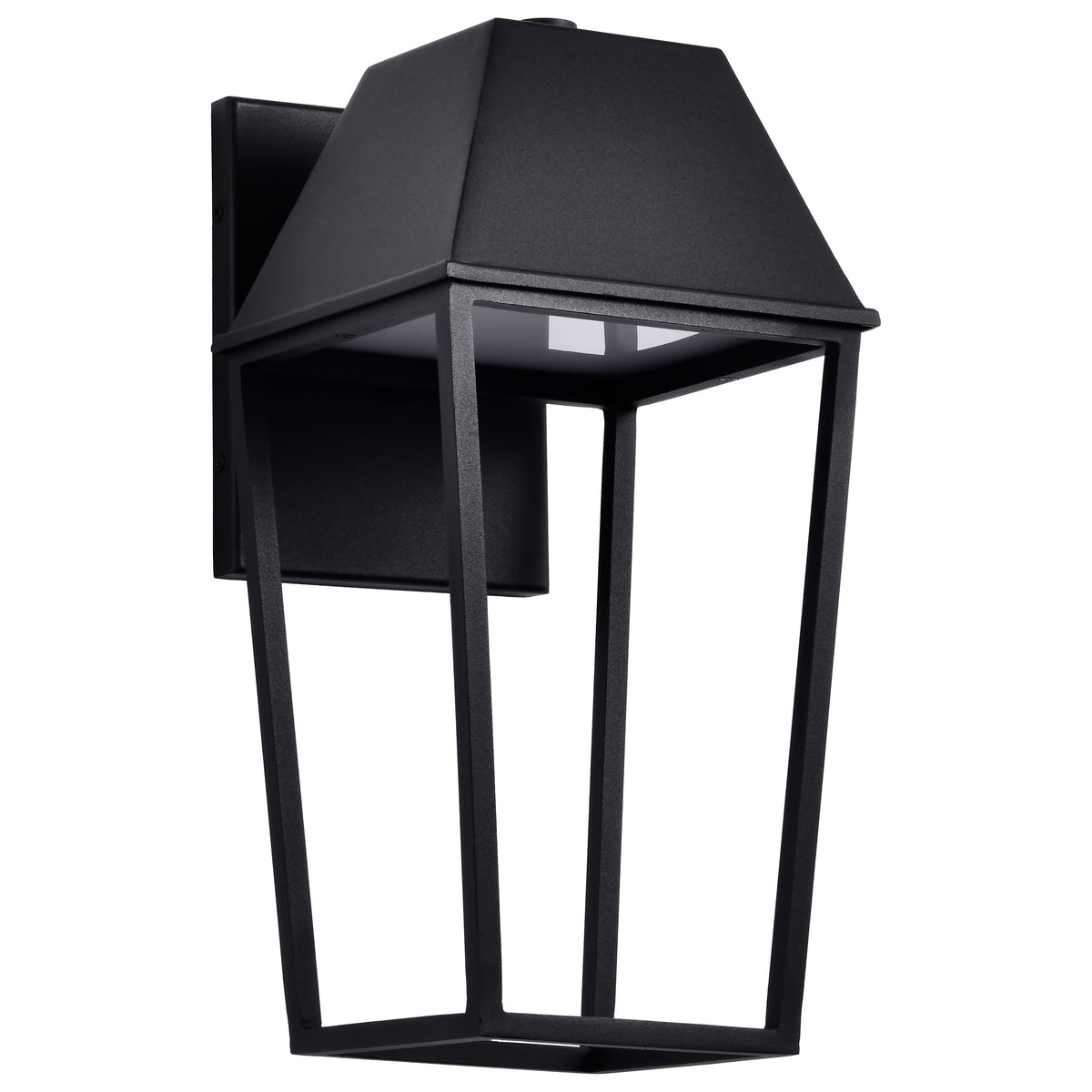 Colt - 10 Watt - LED Medium Outdoor Lantern - Matte Black Finish bulb or fixture view