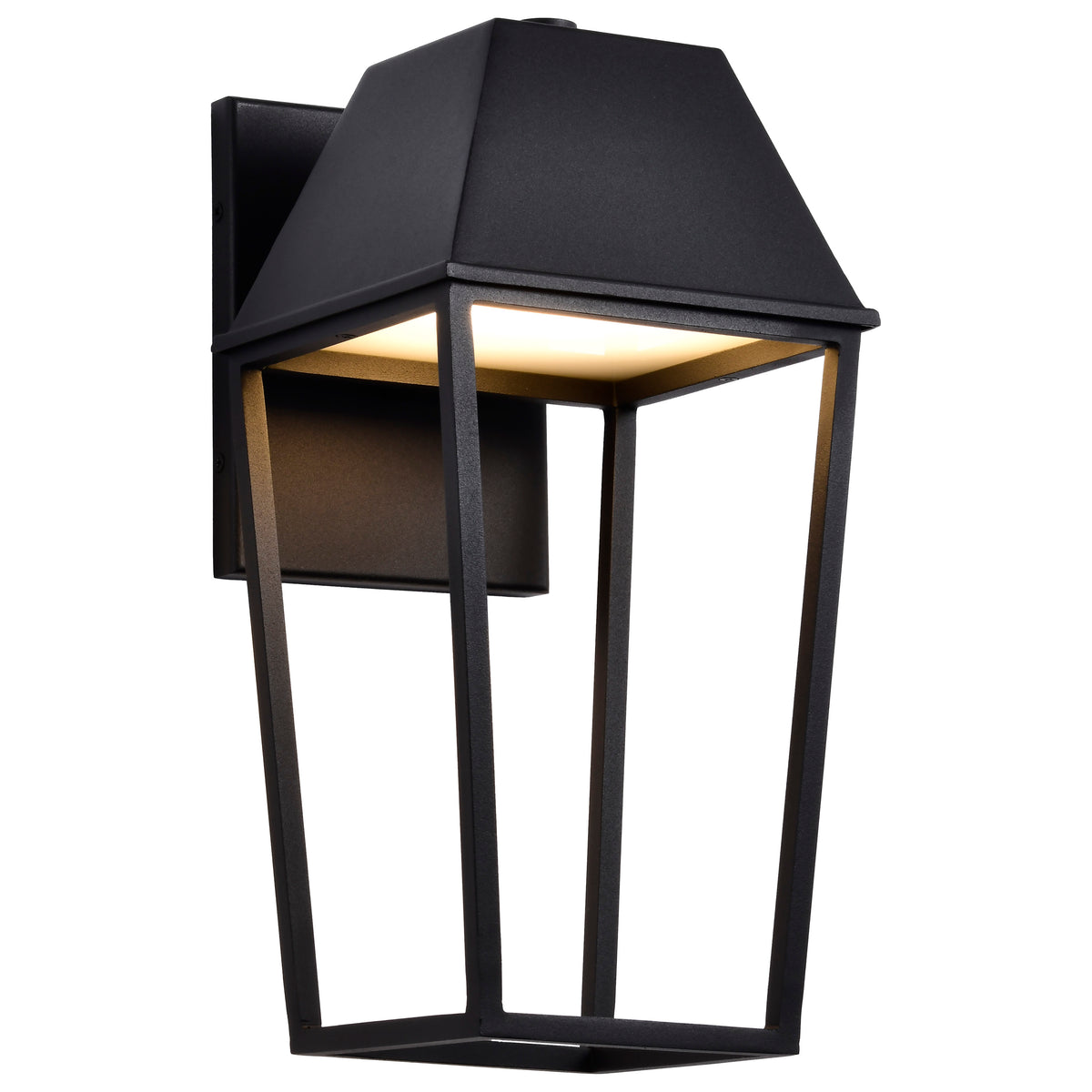 Colt - 10 Watt - LED Medium Outdoor Lantern - Matte Black Finish