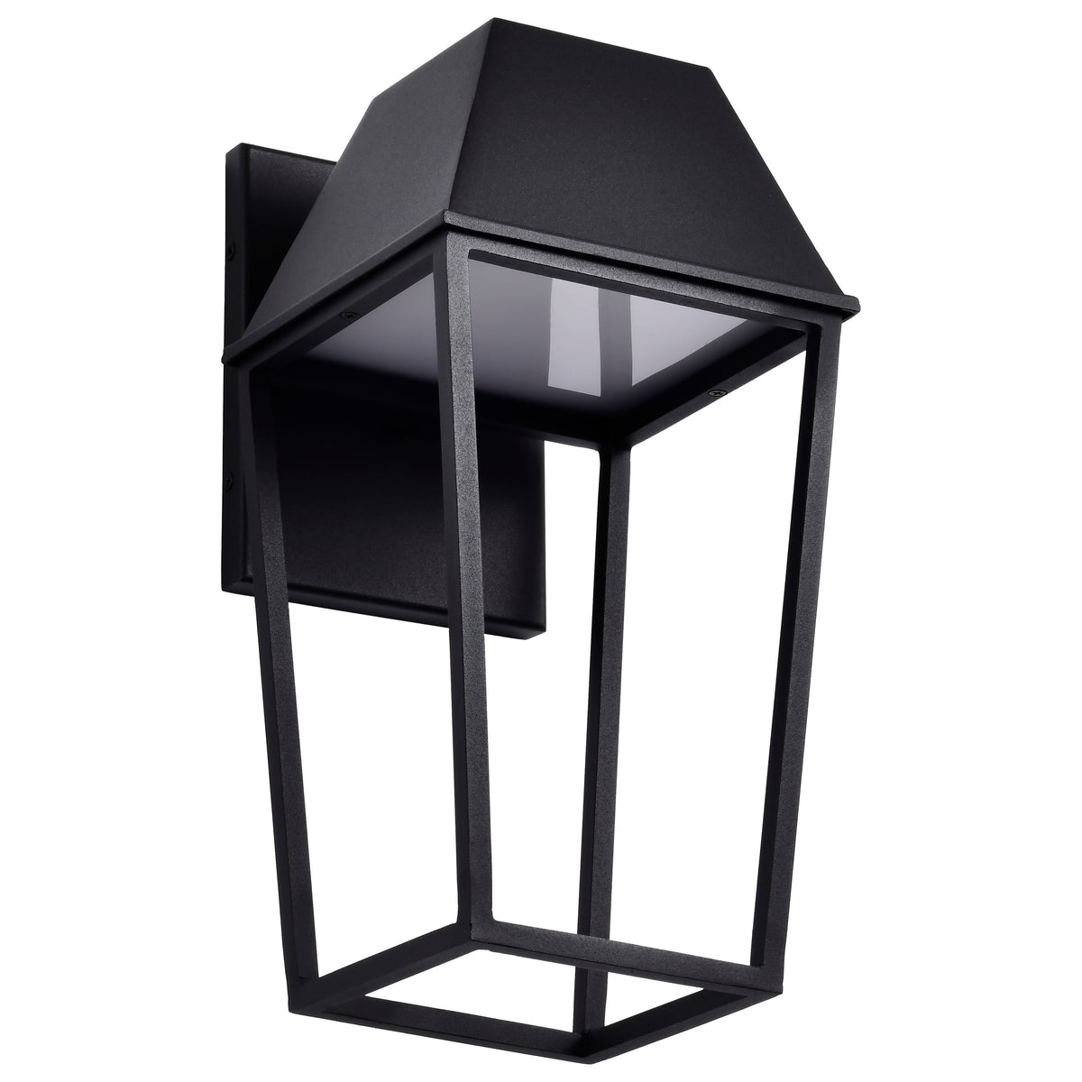 Colt - 10 Watt - LED Medium Outdoor Lantern - Matte Black Finish