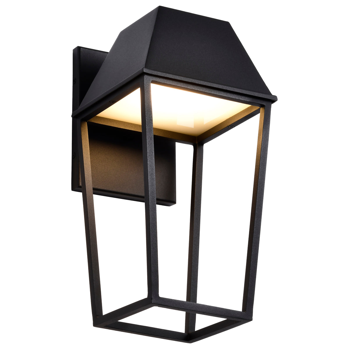 Colt - 10 Watt - LED Medium Outdoor Lantern - Matte Black Finish