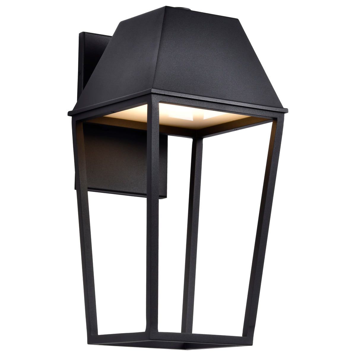 Colt - 10 Watt - LED Large Outdoor Lantern - Matte Black Finish