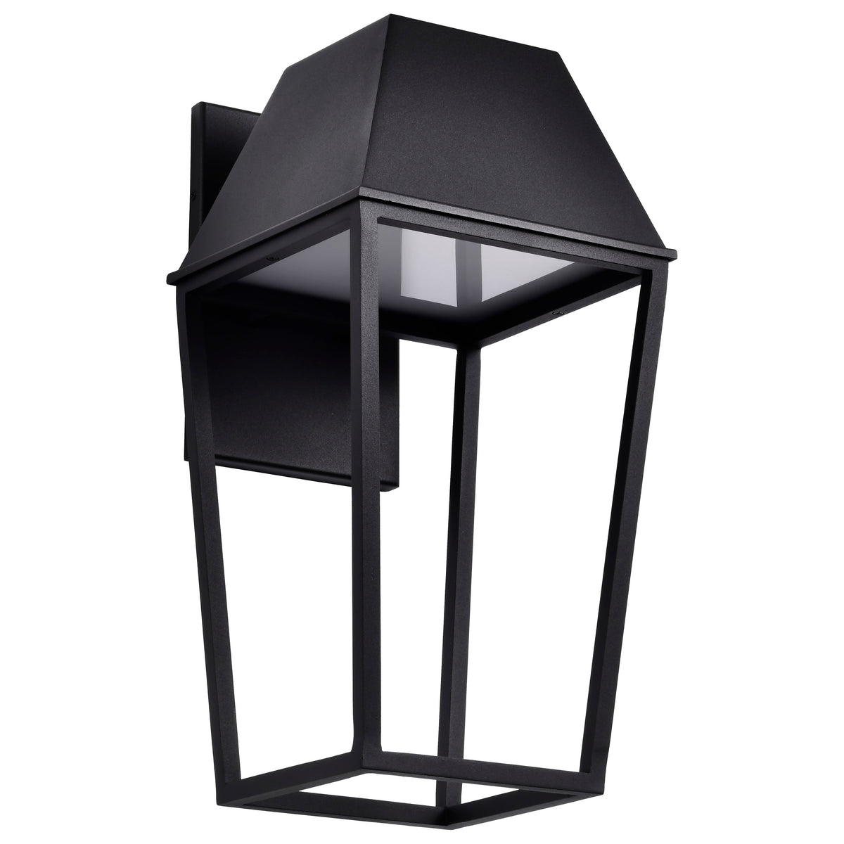Colt - 10 Watt - LED Large Outdoor Lantern - Matte Black Finish