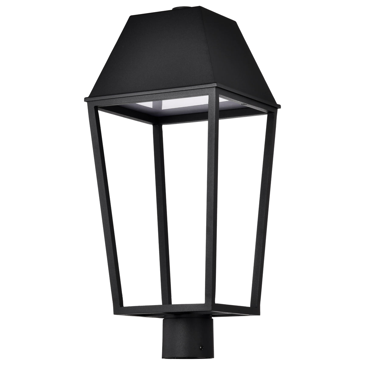 Colt - 10 Watt - LED Outdoor Post Lantern - Matte Black Finish bulb or fixture view