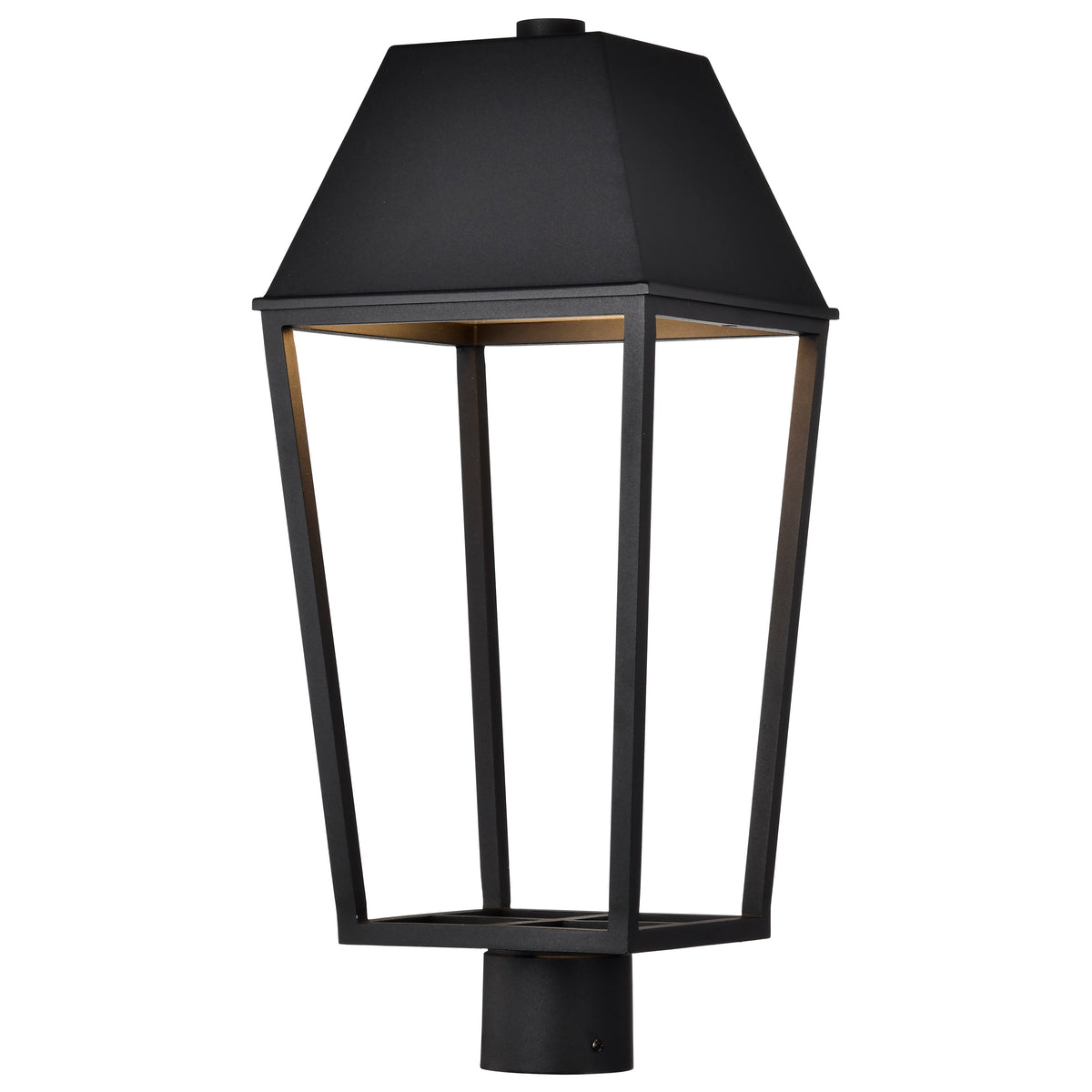 Colt - 10 Watt - LED Outdoor Post Lantern - Matte Black Finish