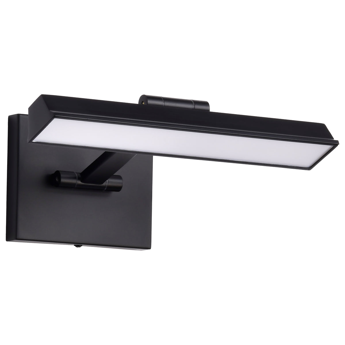 Hazel - 1 Foot LED Picture Light - 3 CCT Selectable - Black Finish - Acrylic Lens