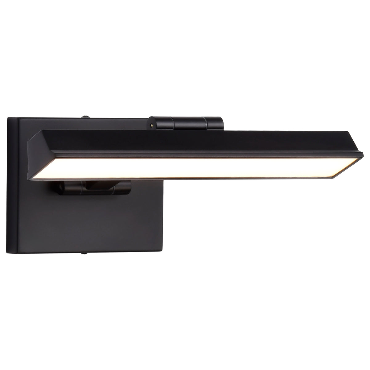Hazel - 1 Foot LED Picture Light - 3 CCT Selectable - Black Finish - Acrylic Lens