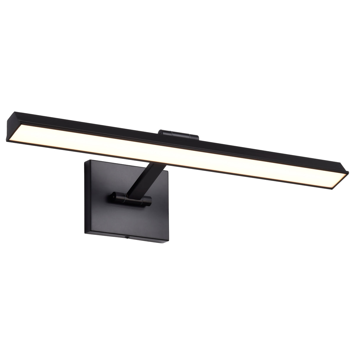 Hazel - 2 Foot LED Picture Light - 3 CCT Selectable - Black Finish - Acrylic Lens