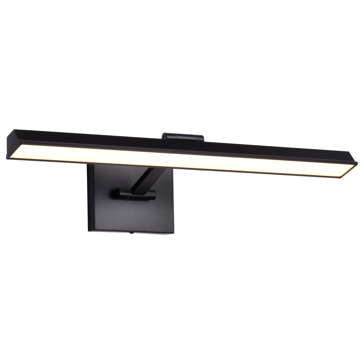 Hazel - 2 Foot LED Picture Light - 3 CCT Selectable - Black Finish - Acrylic Lens