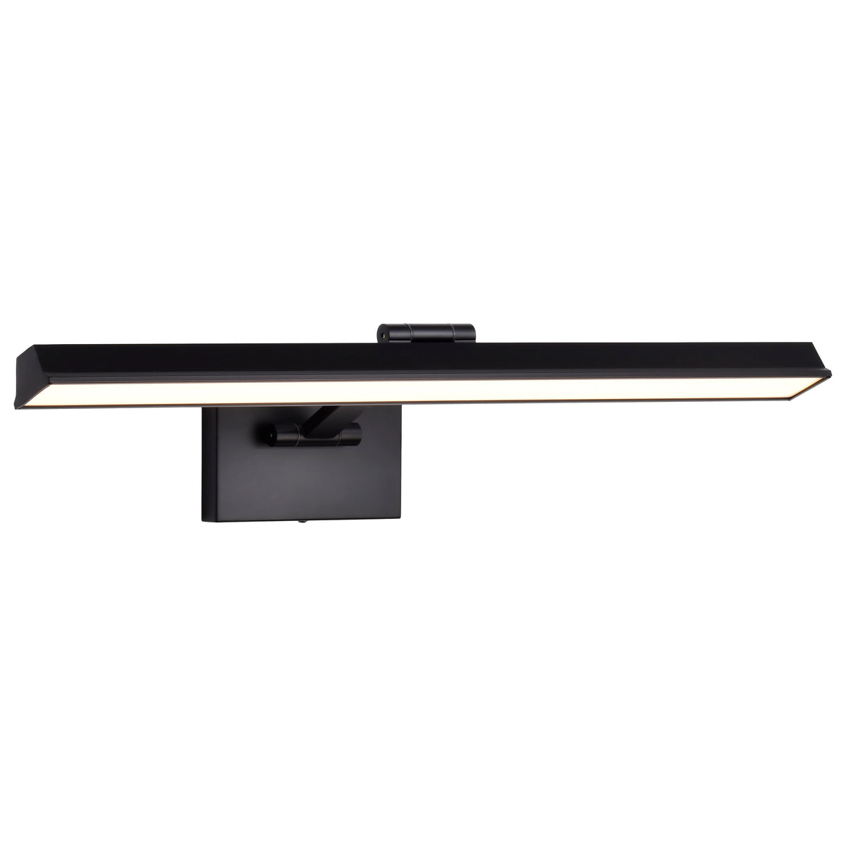 Hazel - 2 Foot LED Picture Light - 3 CCT Selectable - Black Finish - Acrylic Lens