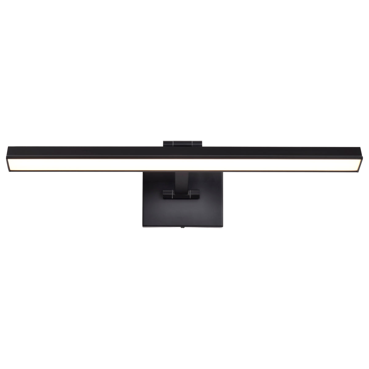 Hazel - 2 Foot LED Picture Light - 3 CCT Selectable - Black Finish - Acrylic Lens
