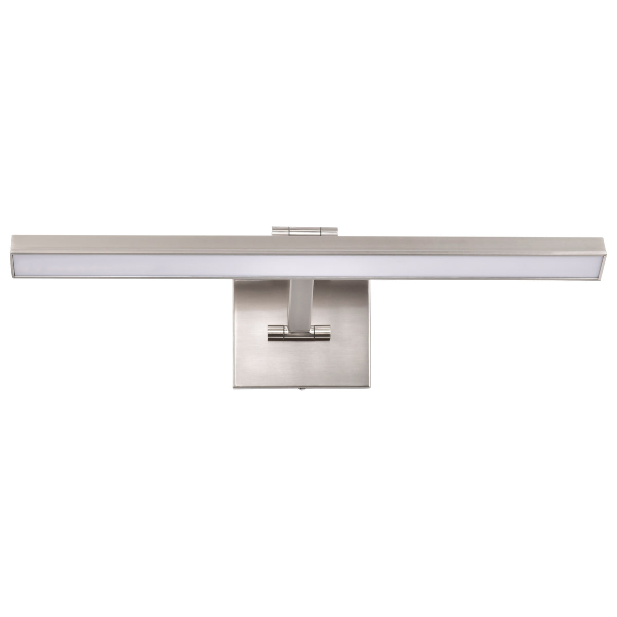 Hazel - 2 Foot LED Picture Light - 3 CCT Selectable - Brushed Nickel Finish - Acrylic Lens