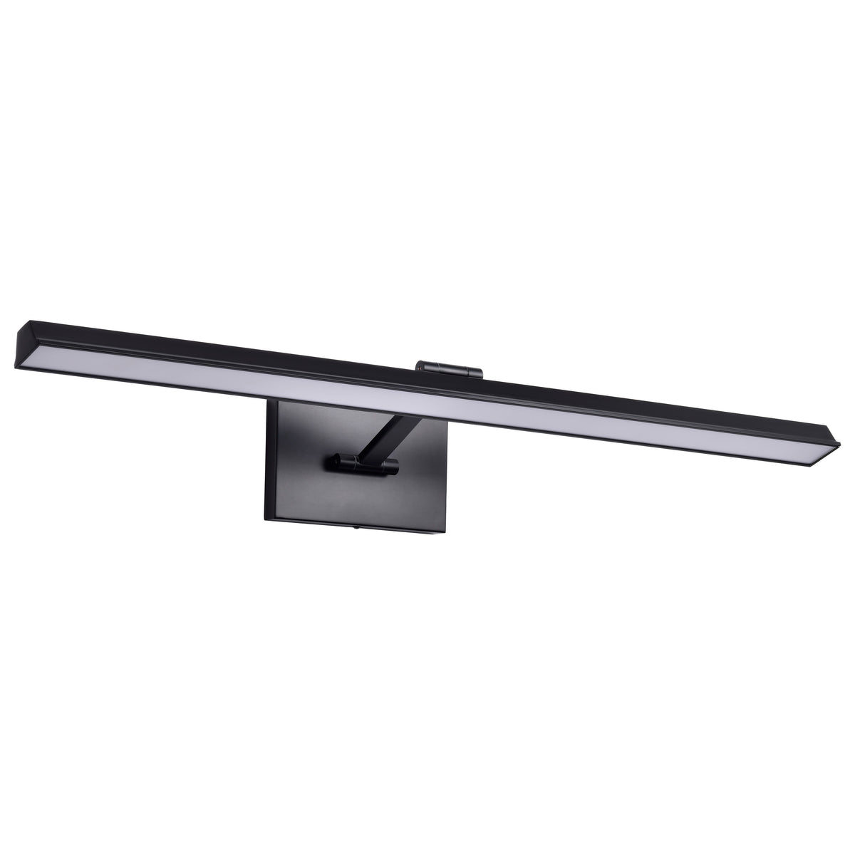 Hazel - 3 Foot LED Picture Light - 3 CCT Selectable - Black Finish - Acrylic Lens