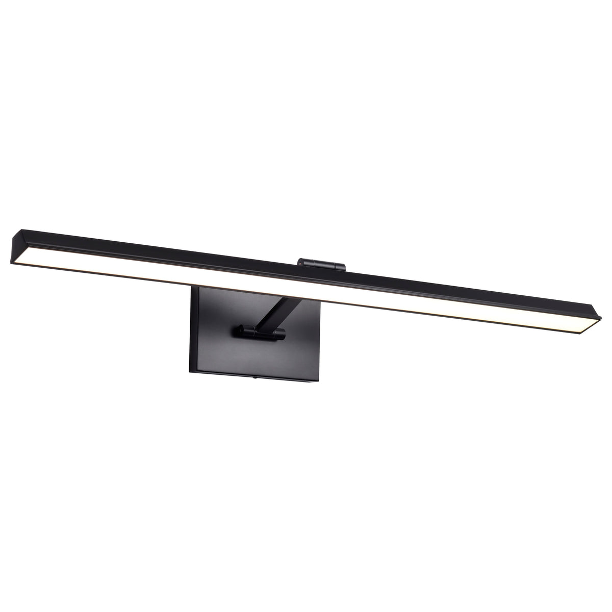 Hazel - 3 Foot LED Picture Light - 3 CCT Selectable - Black Finish - Acrylic Lens