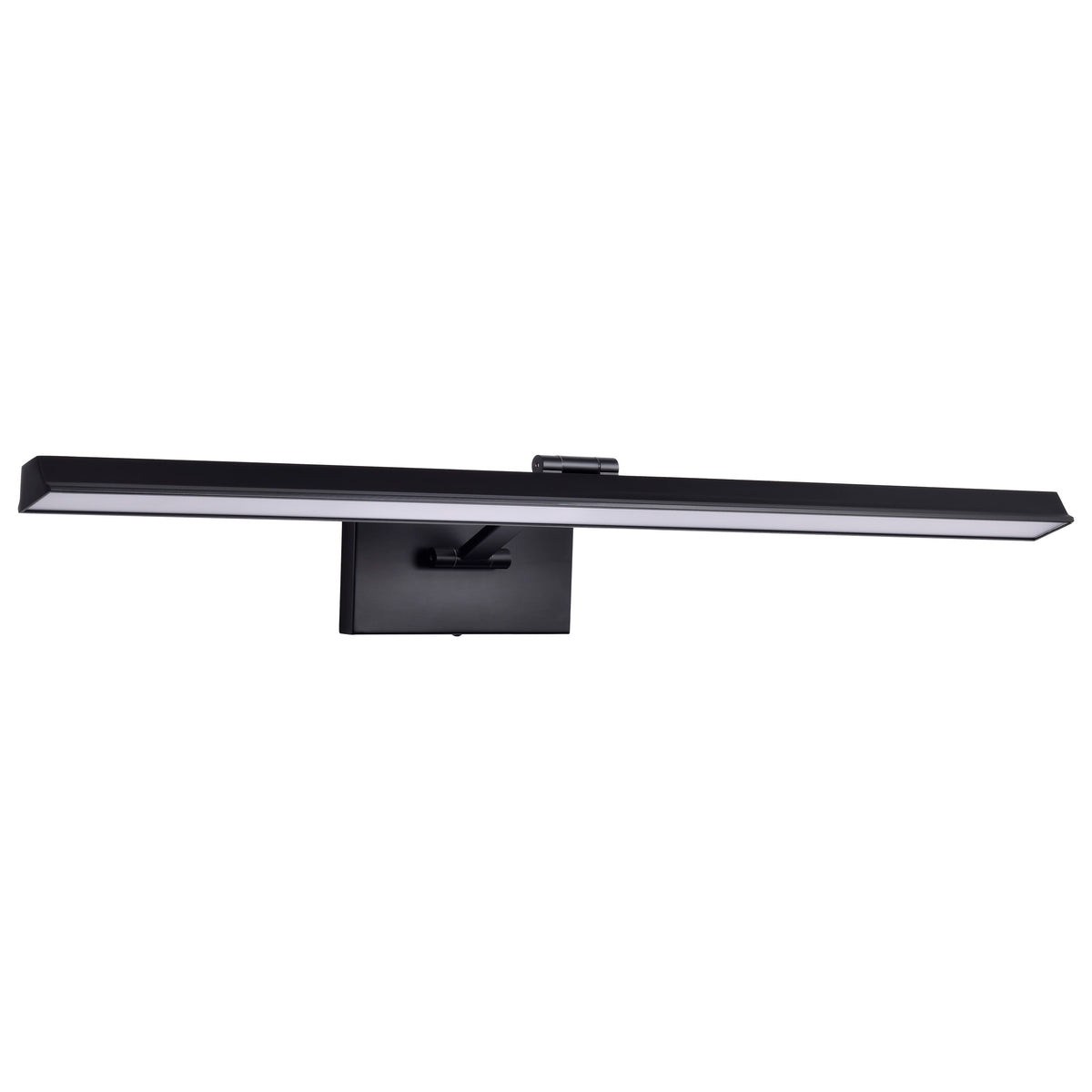 Hazel - 3 Foot LED Picture Light - 3 CCT Selectable - Black Finish - Acrylic Lens