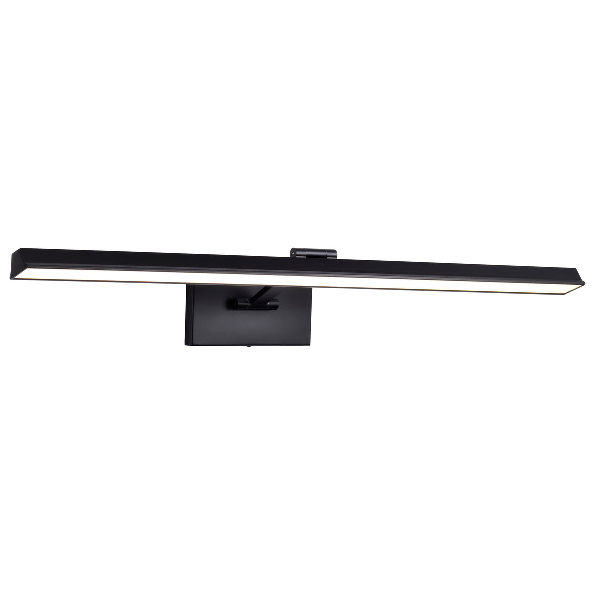 Hazel - 3 Foot LED Picture Light - 3 CCT Selectable - Black Finish - Acrylic Lens