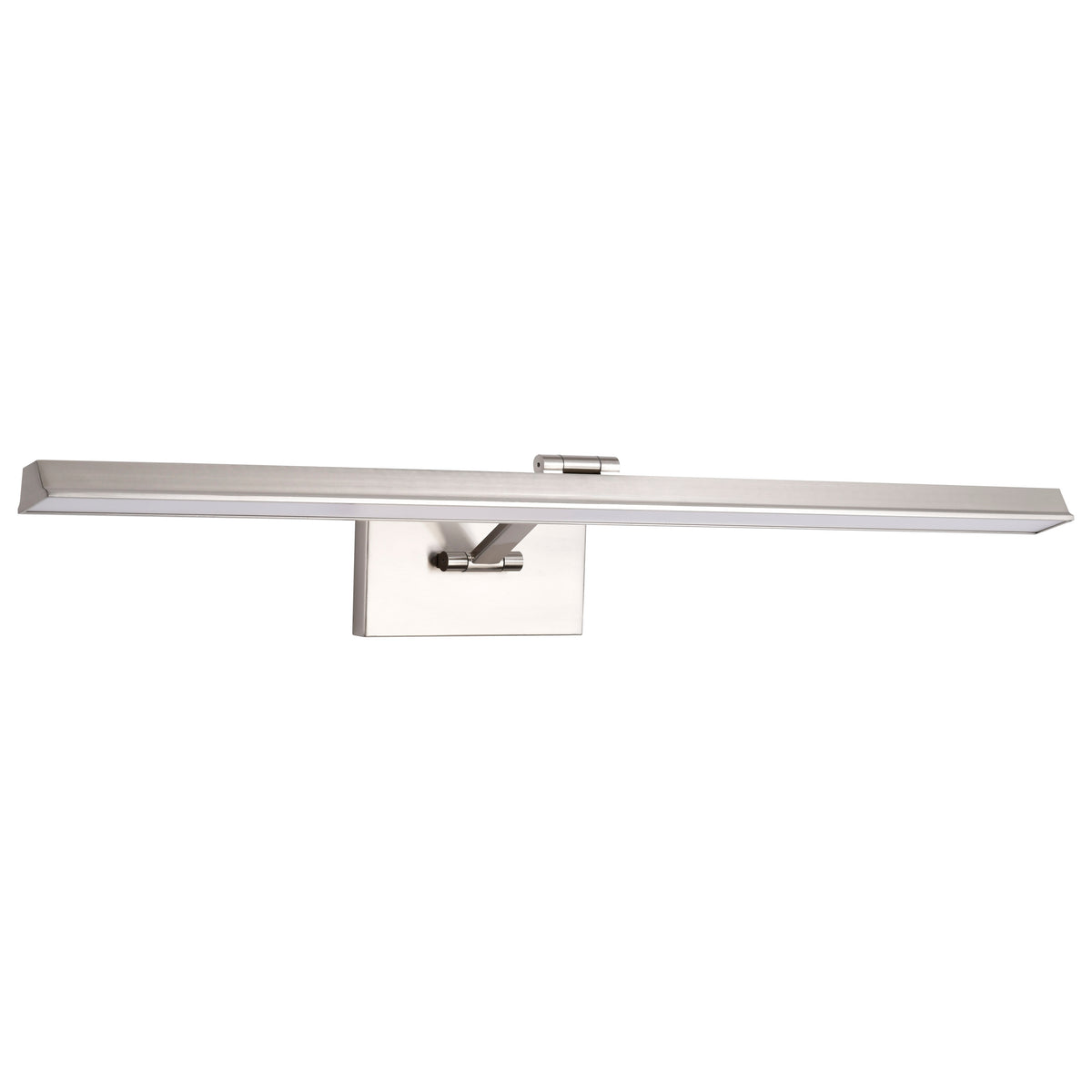 Hazel - 3 Foot LED Picture Light - 3 CCT Selectable - Brushed Nickel Finish - Acrylic Lens