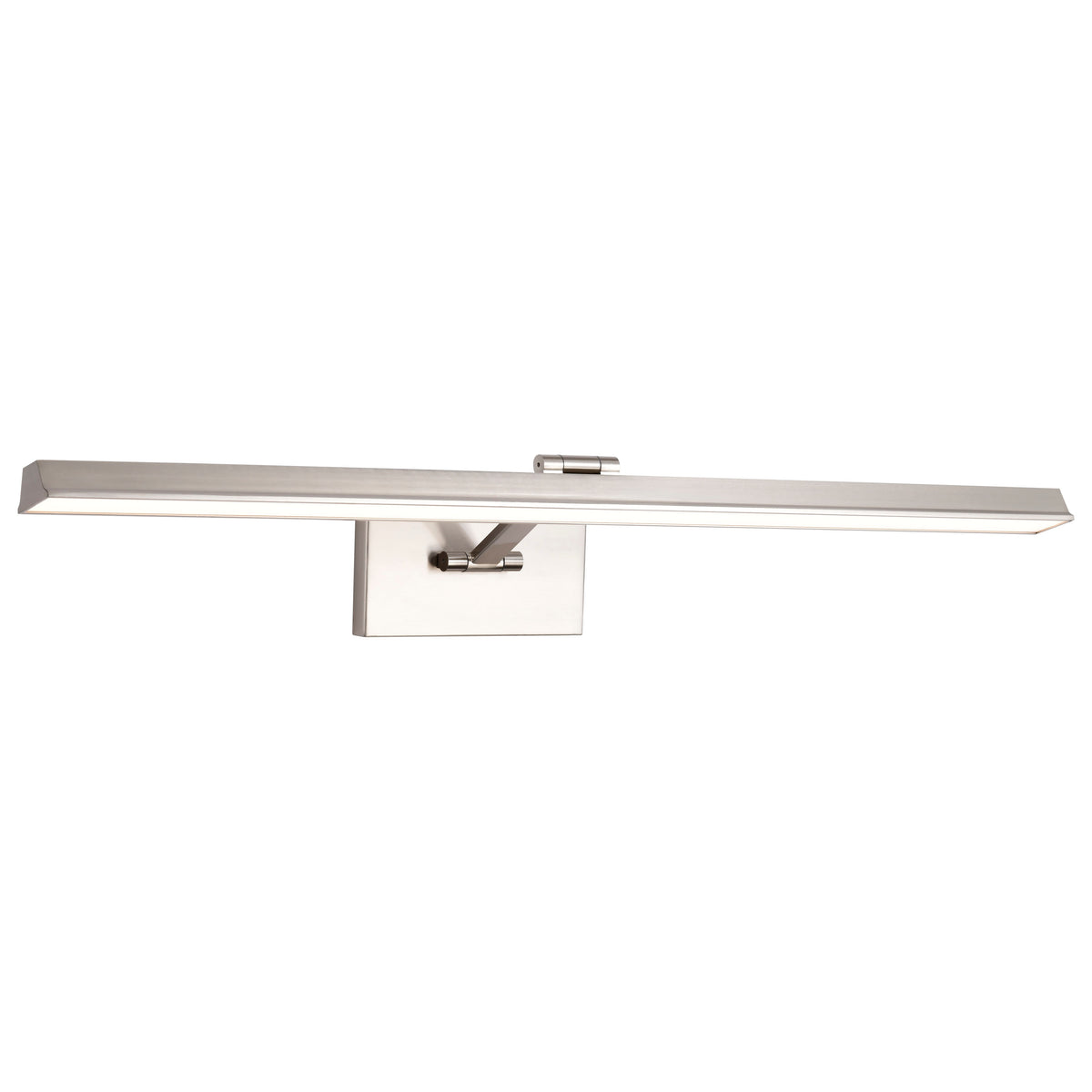 Hazel - 3 Foot LED Picture Light - 3 CCT Selectable - Brushed Nickel Finish - Acrylic Lens