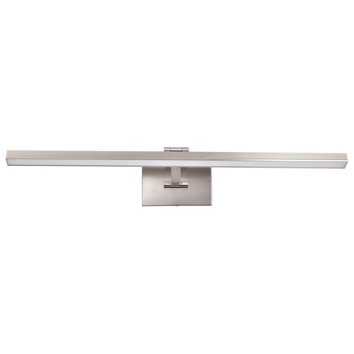 Hazel - 3 Foot LED Picture Light - 3 CCT Selectable - Brushed Nickel Finish - Acrylic Lens
