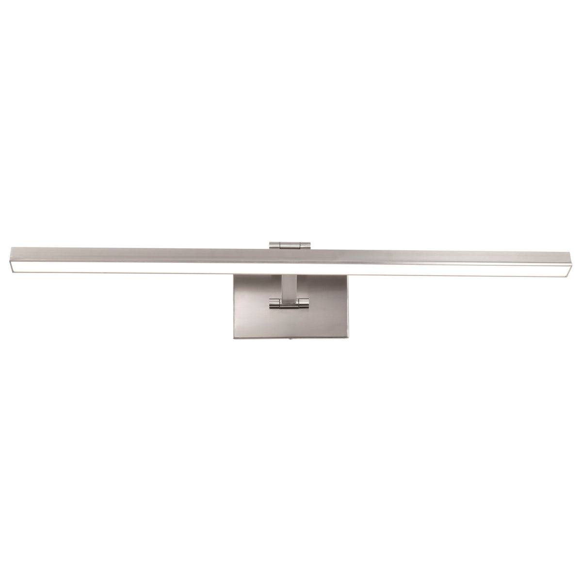 Hazel - 3 Foot LED Picture Light - 3 CCT Selectable - Brushed Nickel Finish - Acrylic Lens
