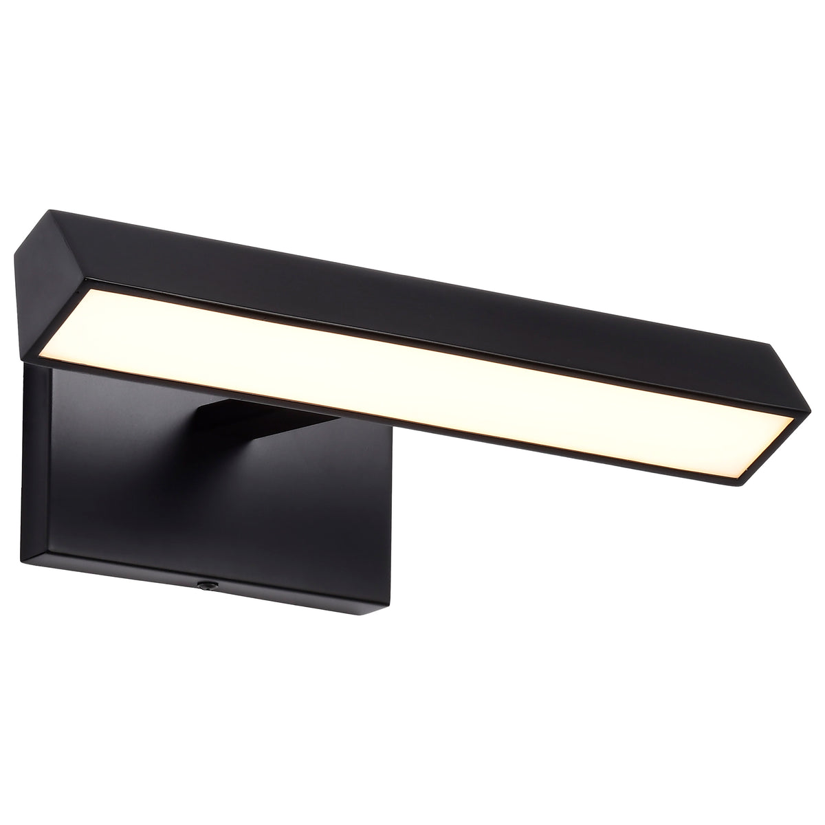 Mila - 1 Foot LED Picture Light - 3 CCT Selectable - Black Finish - Acrylic Lens