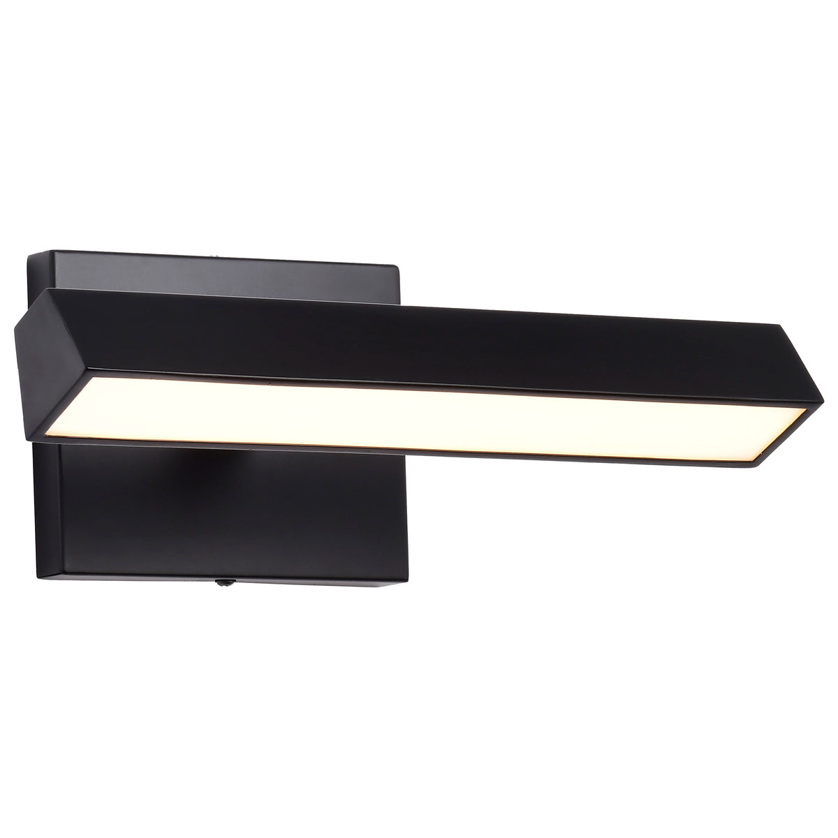 Mila - 1 Foot LED Picture Light - 3 CCT Selectable - Black Finish - Acrylic Lens