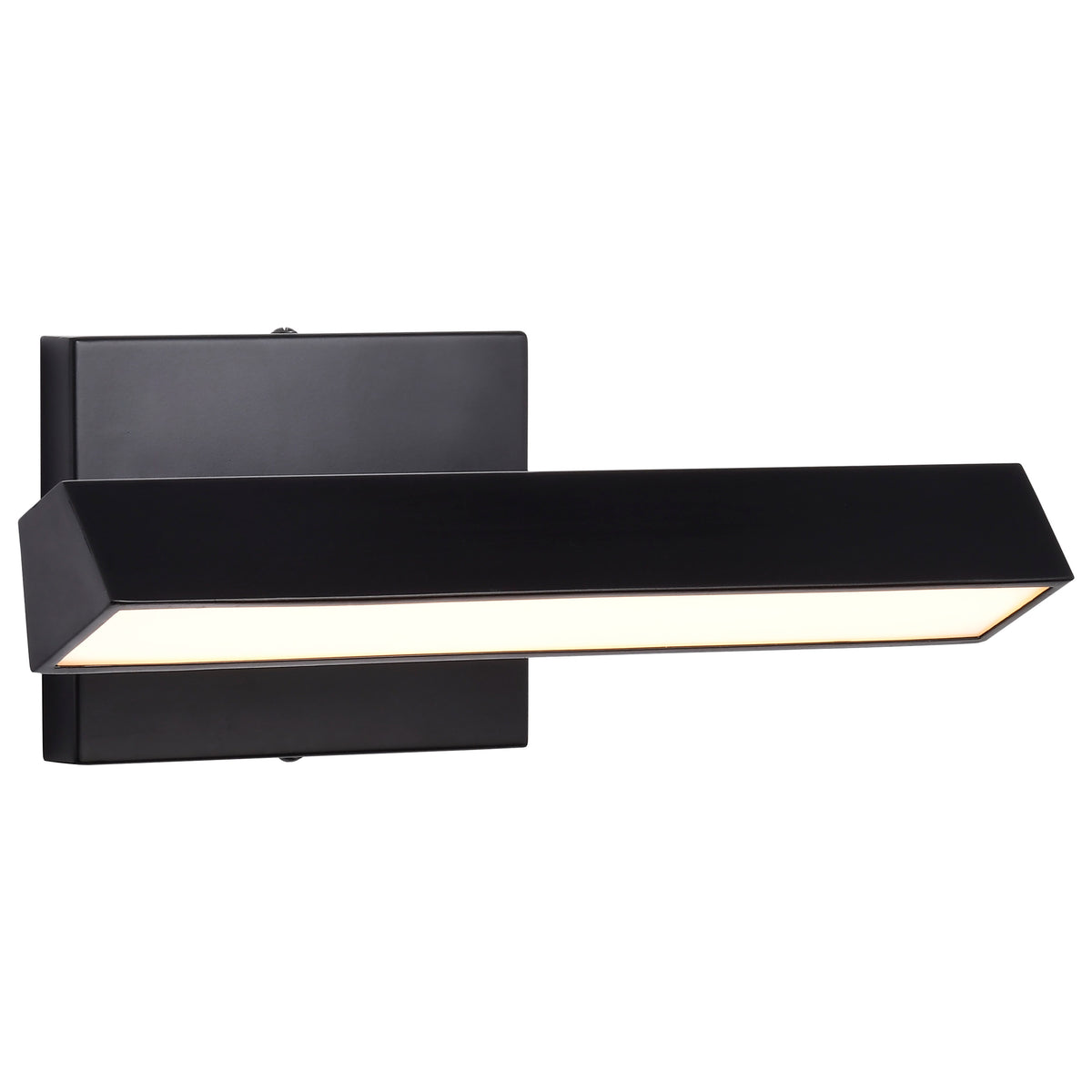 Mila - 1 Foot LED Picture Light - 3 CCT Selectable - Black Finish - Acrylic Lens