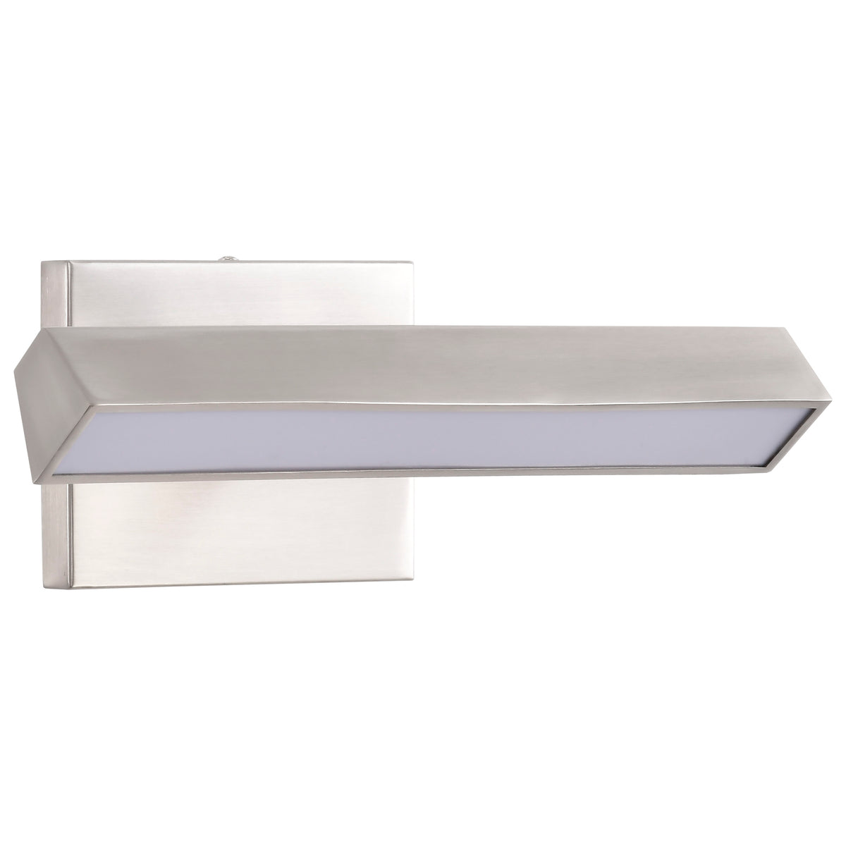 Mila - 1 Foot LED Picture Light - 3 CCT Selectable - Brushed Nickel Finish - Acrylic Lens