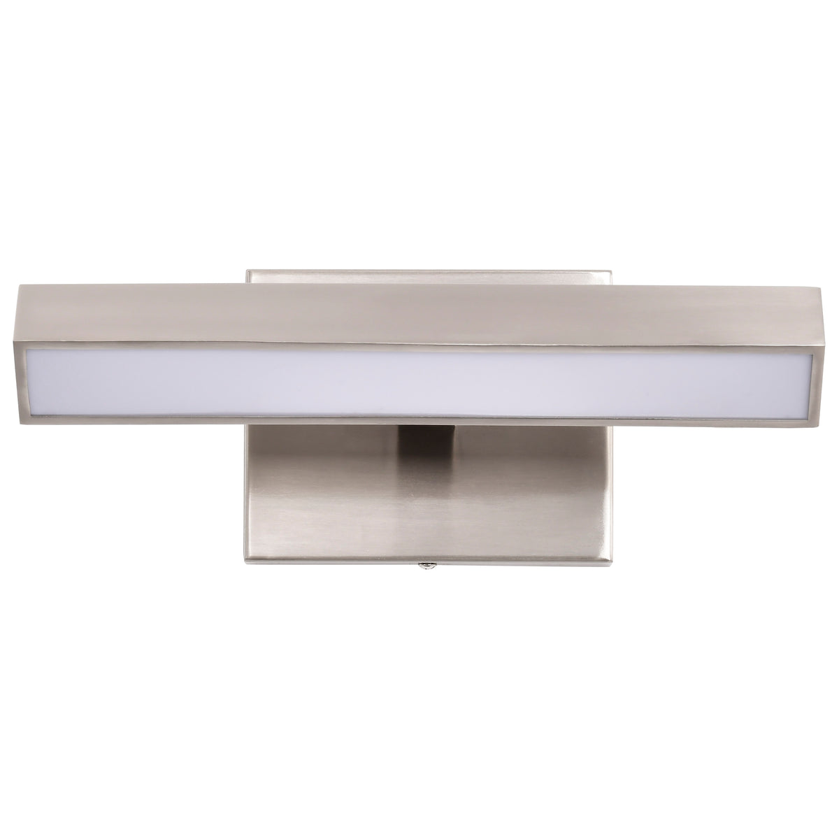 Mila - 1 Foot LED Picture Light - 3 CCT Selectable - Brushed Nickel Finish - Acrylic Lens