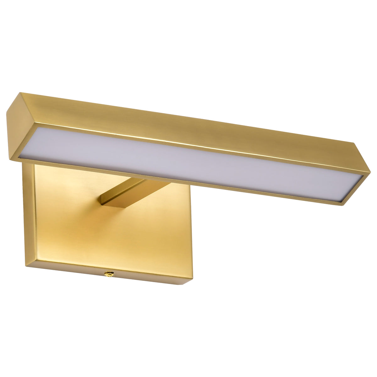 Mila - 1 Foot LED Picture Light - 3 Selectable - Vintage Brass Finish - Acrylic Lens lighting product