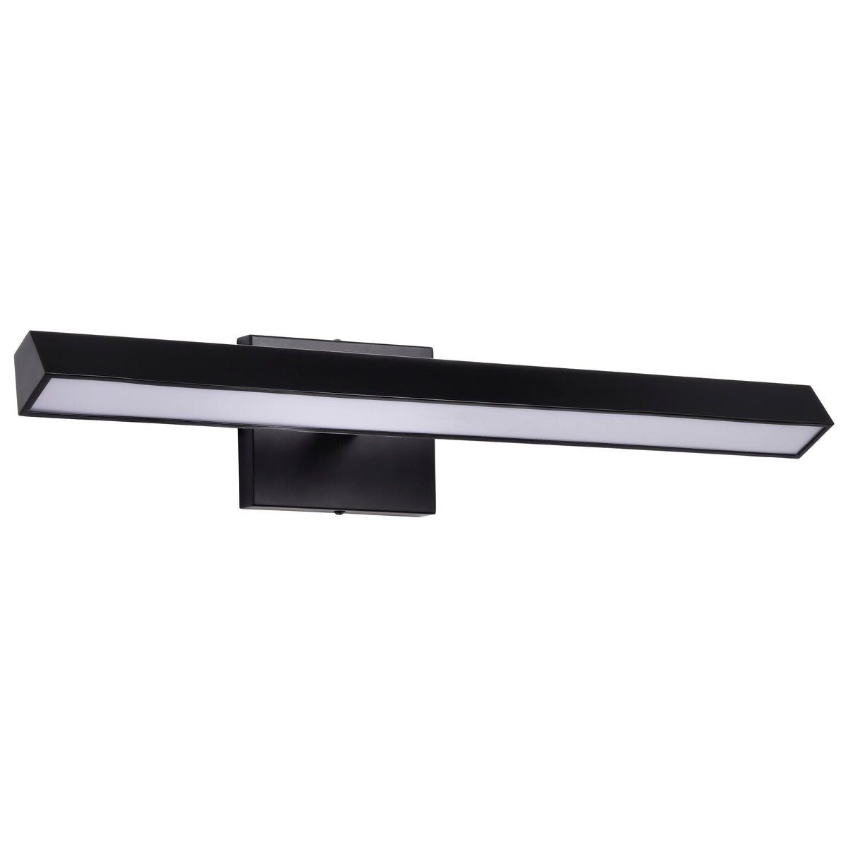 Mila - 2 Foot LED Picture Light - 3 CCT Selectable - Black Finish - Acrylic Lens