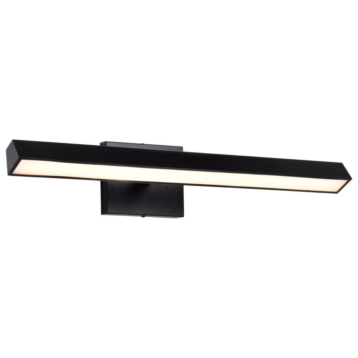 Mila - 2 Foot LED Picture Light - 3 CCT Selectable - Black Finish - Acrylic Lens
