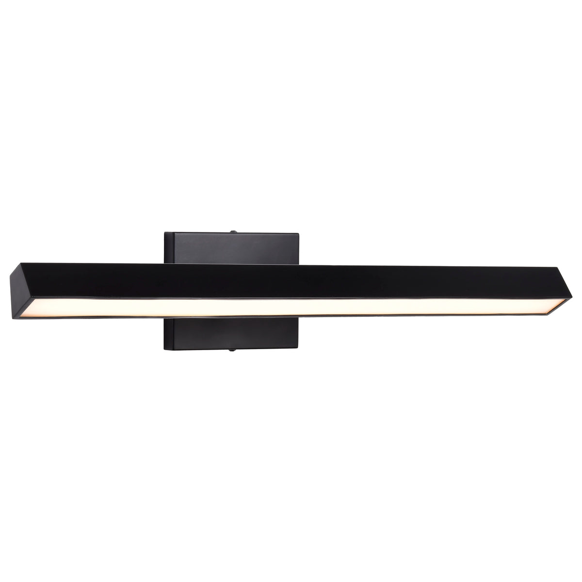 Mila - 2 Foot LED Picture Light - 3 CCT Selectable - Black Finish - Acrylic Lens