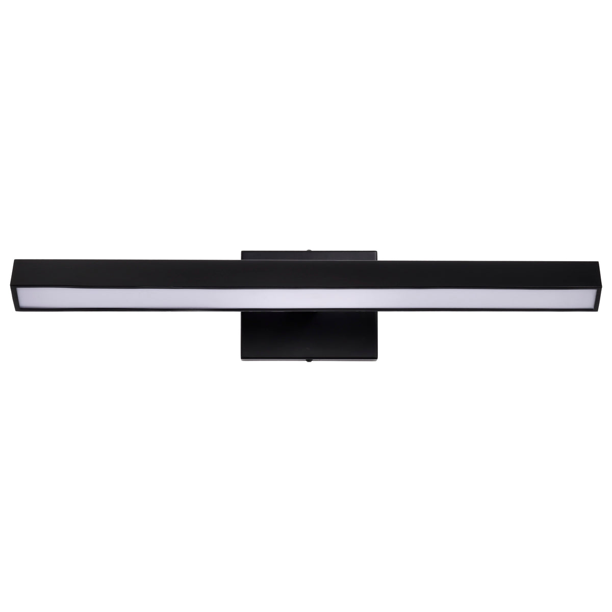 Mila - 2 Foot LED Picture Light - 3 CCT Selectable - Black Finish - Acrylic Lens