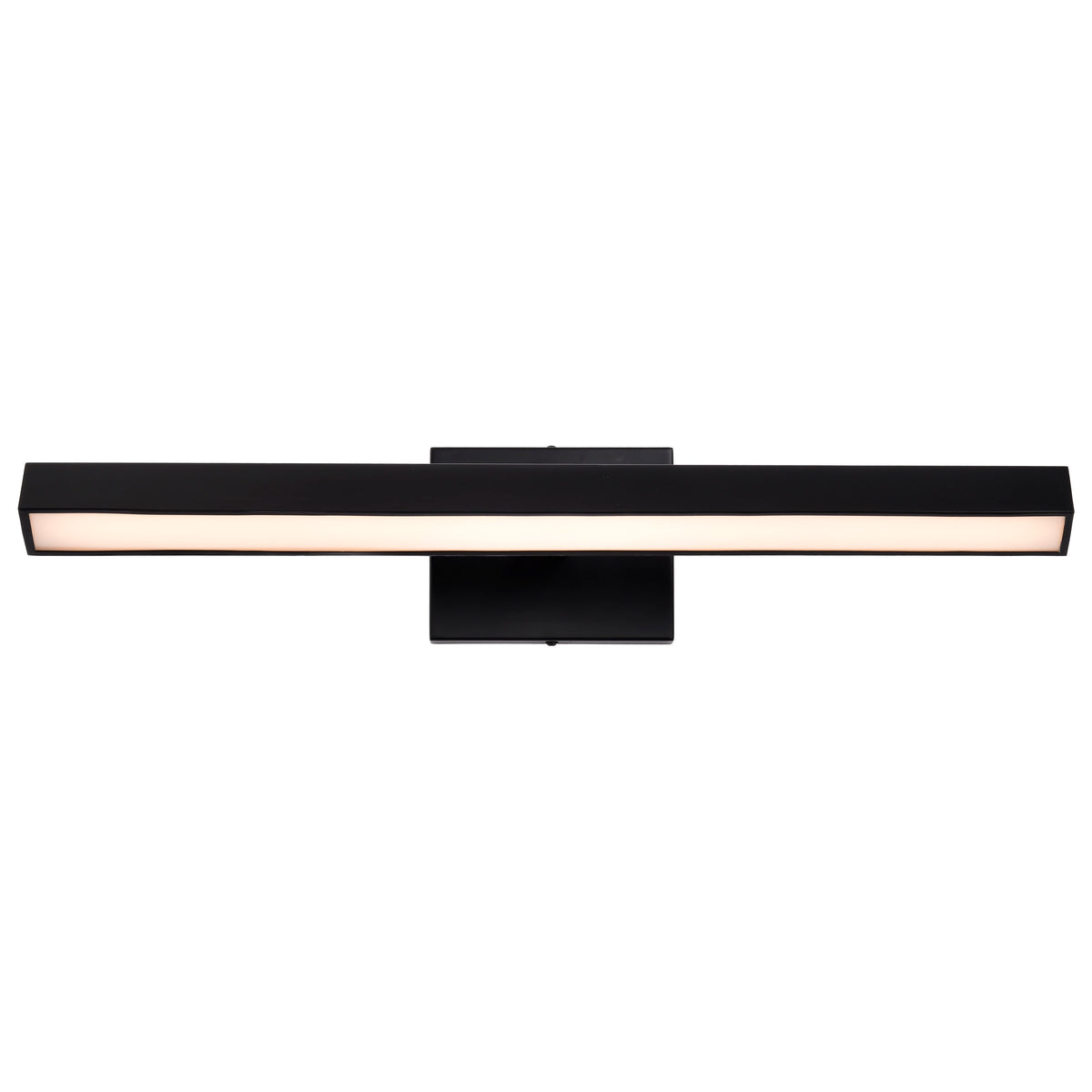 Mila - 2 Foot LED Picture Light - 3 CCT Selectable - Black Finish - Acrylic Lens
