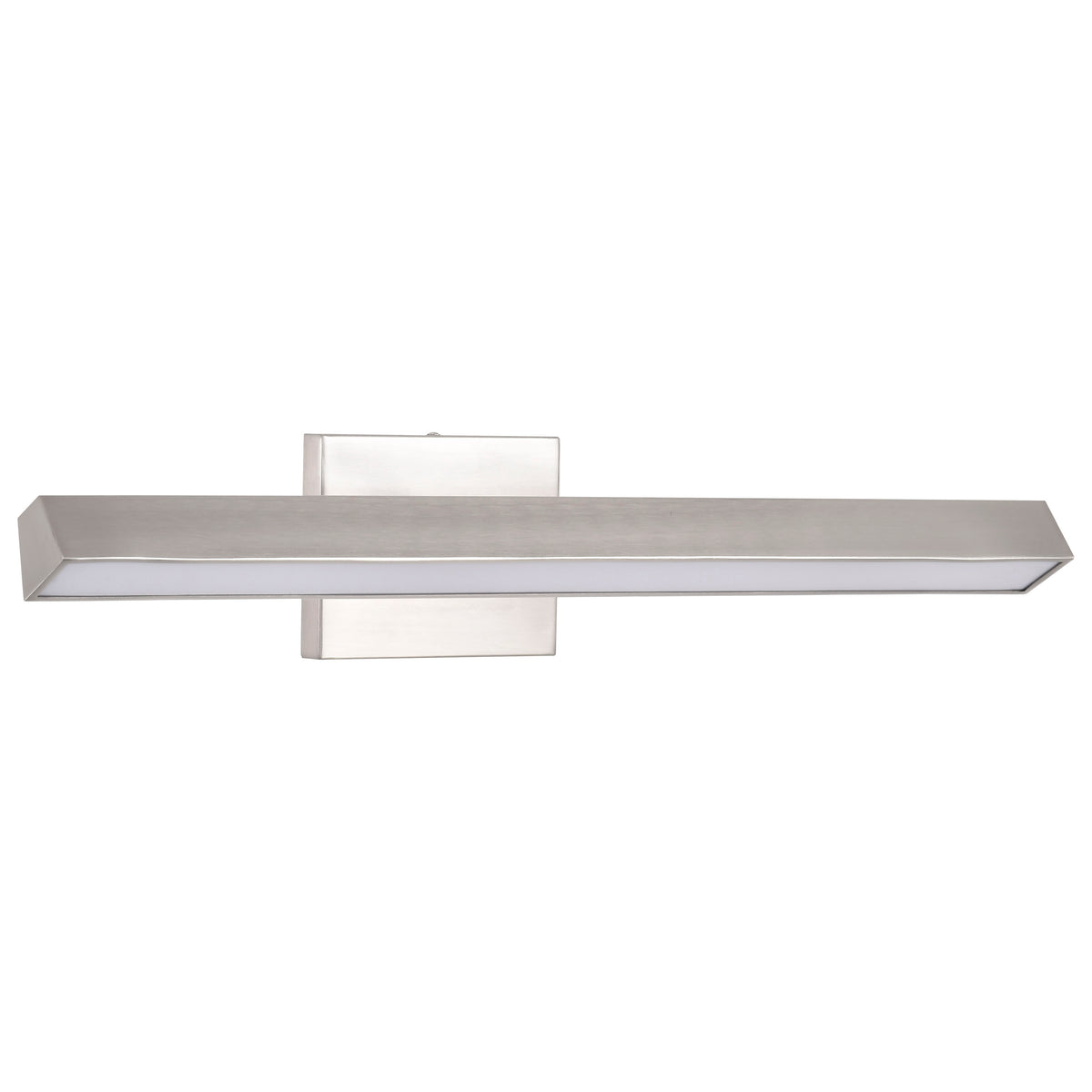 Mila - 2 Foot LED Picture Light - 3 CCT Selectable - Brushed Nickel Finish - Acrylic Lens