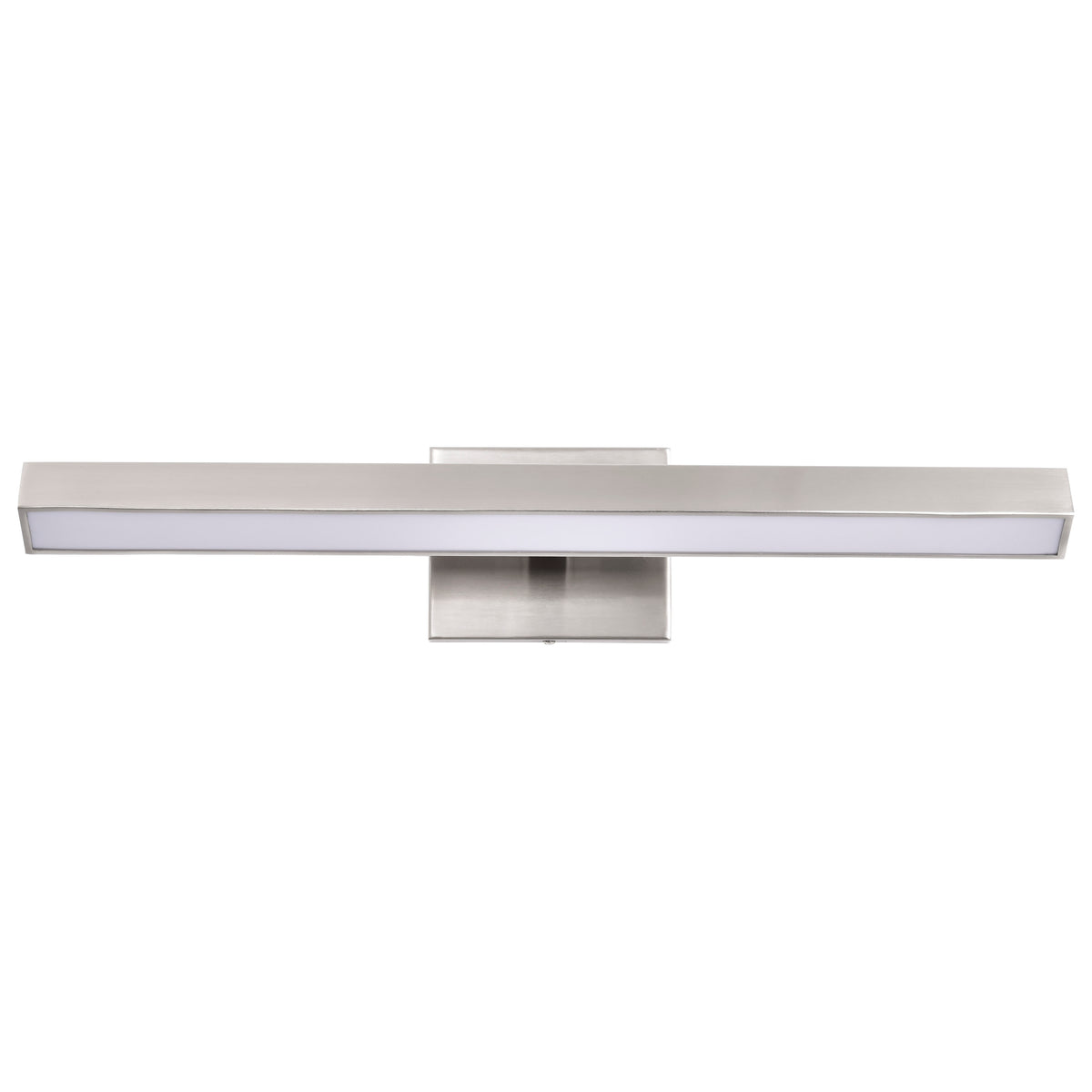 Mila - 2 Foot LED Picture Light - 3 CCT Selectable - Brushed Nickel Finish - Acrylic Lens