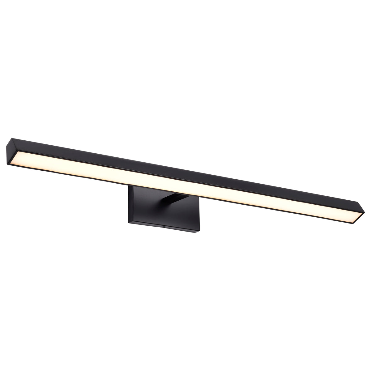 Mila - 3 Foot LED Picture Light - 3 CCT Selectable - Black Finish - Acrylic Lens