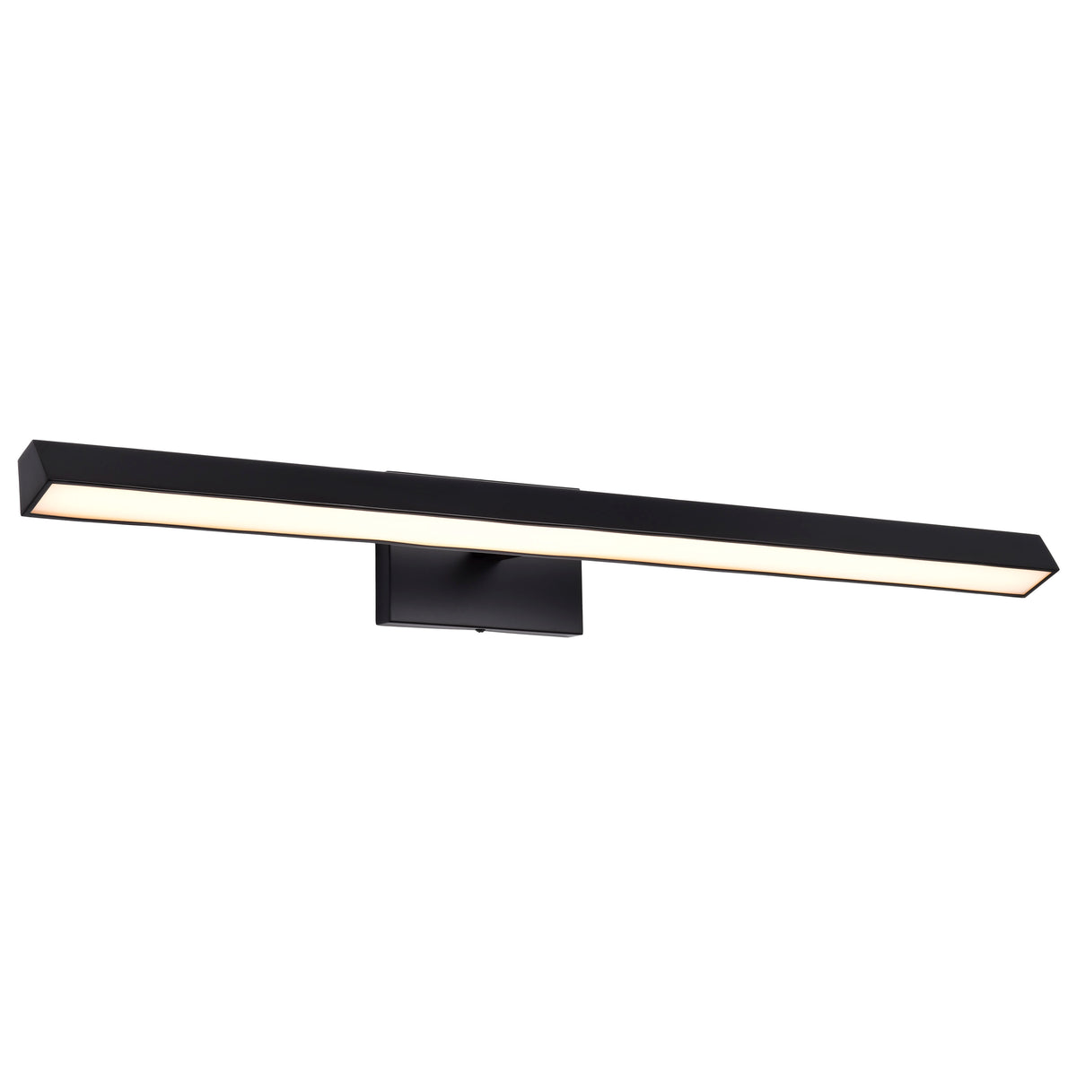 Mila - 3 Foot LED Picture Light - 3 CCT Selectable - Black Finish - Acrylic Lens