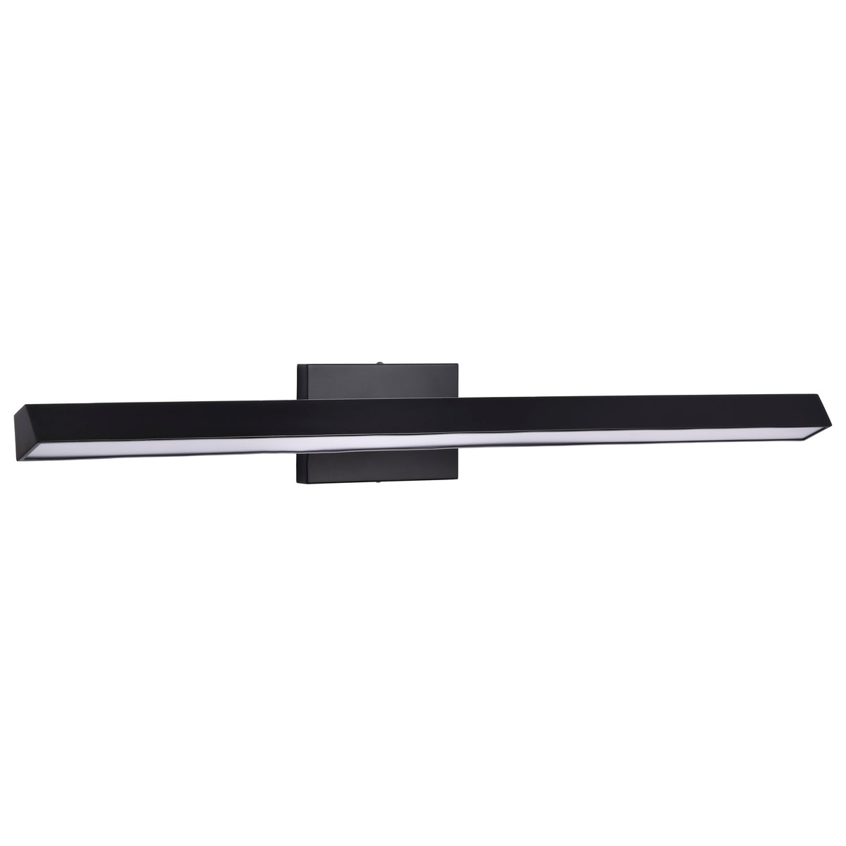 Mila - 3 Foot LED Picture Light - 3 CCT Selectable - Black Finish - Acrylic Lens