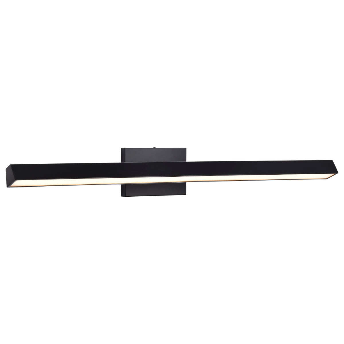 Mila - 3 Foot LED Picture Light - 3 CCT Selectable - Black Finish - Acrylic Lens