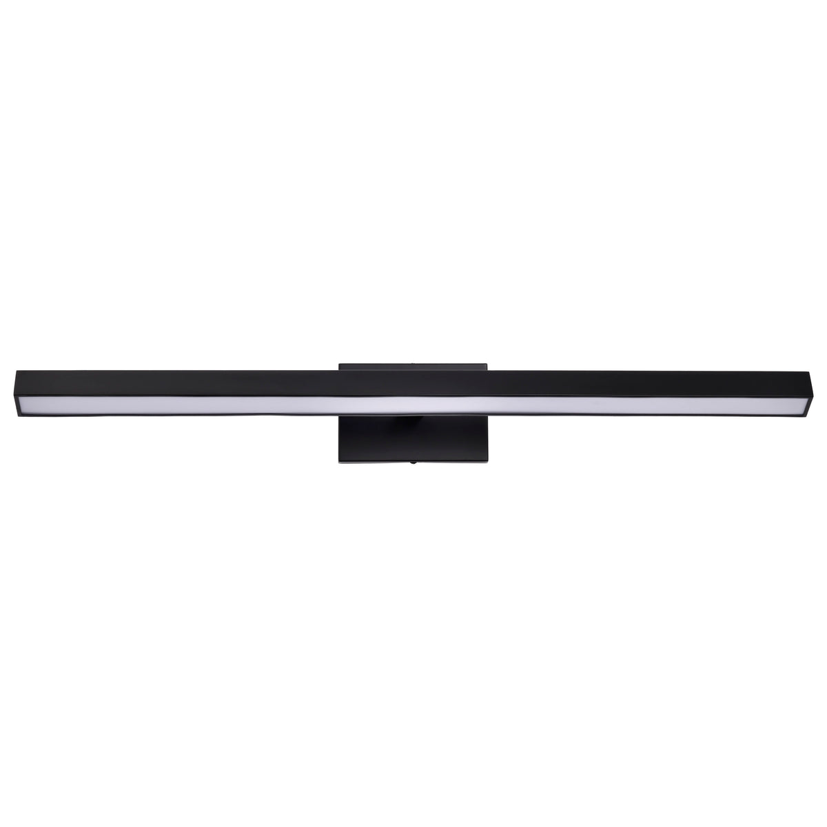 Mila - 3 Foot LED Picture Light - 3 CCT Selectable - Black Finish - Acrylic Lens