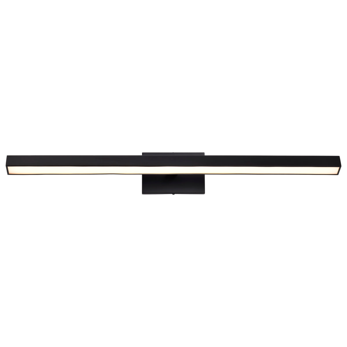 Mila - 3 Foot LED Picture Light - 3 CCT Selectable - Black Finish - Acrylic Lens