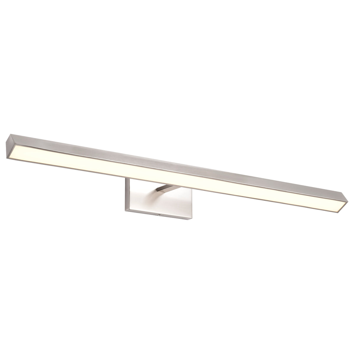 Mila - 3 Foot LED Picture Light - 3 CCT Selectable - Brushed Nickel Finish - Acrylic Lens